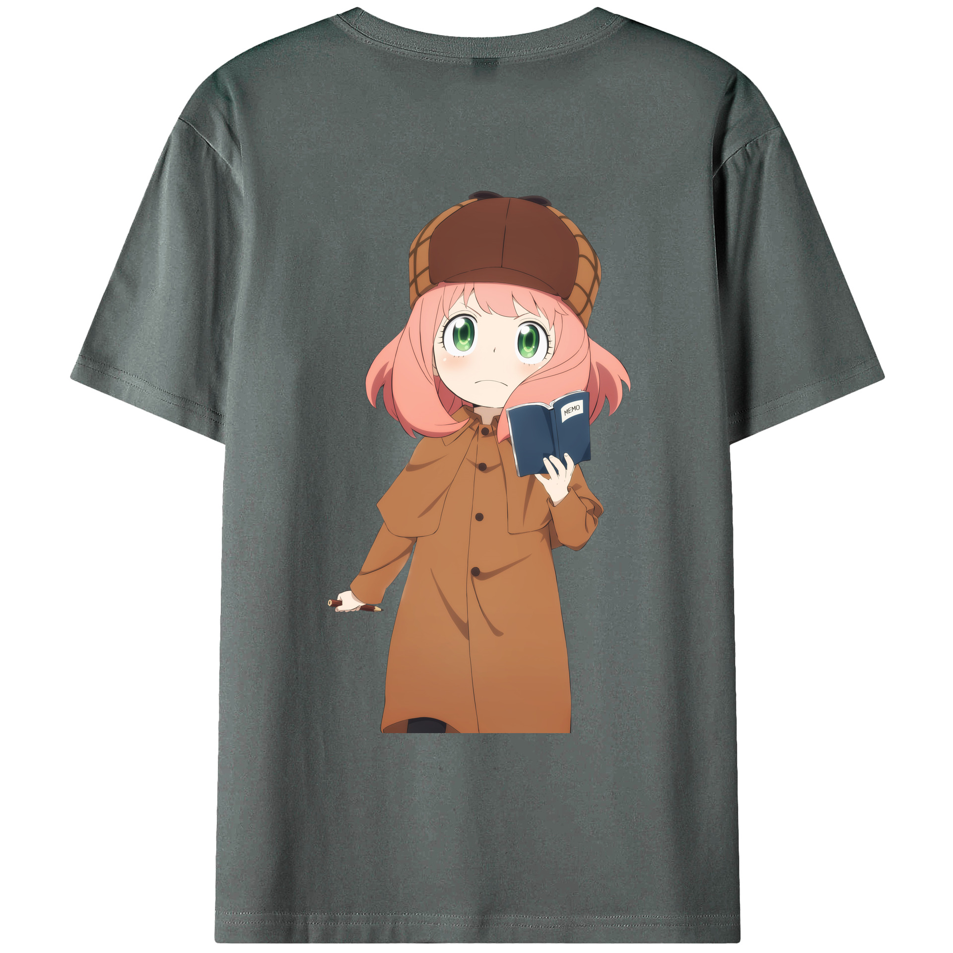 （画像用） SPY×FAMILY间谍家家酒 綿100％ メンズ半袖Tシャツ（バックプリント） 通気性